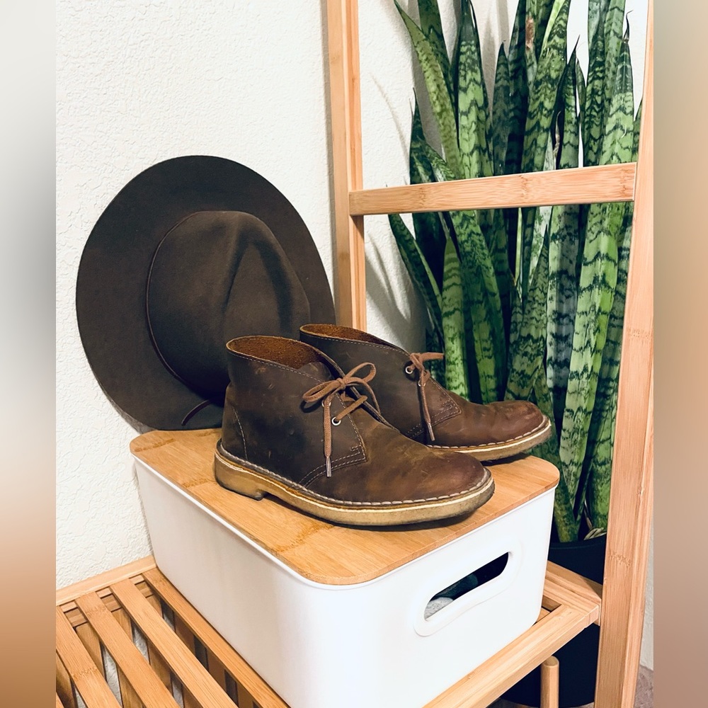SOLD Clarks Brown Ankle Boots